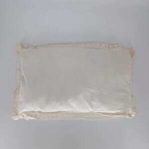 Draper James by Reese Witherspoon Cream Decorative Pillow Lace Trim 14" x 24"